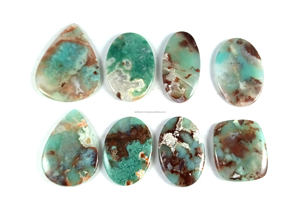 Vente en gros Aquaprase naturelle Cabochon de pierres précieuses en vrac bleu poli à la main cabines semi-précieuses en vrac - Product Image 5