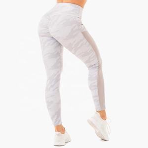Pantalones de entrenamiento de gimnasio para mujer con patrón sólido personalizado 2025, mallas de Yoga informales con cierre de cordón - Product Image 5