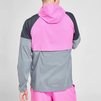 Survêtement d'hiver personnalisable grande taille pour homme, coupe-vent en nylon mi-épais, écologique, style urbain, séchage rapide, résistant au vent