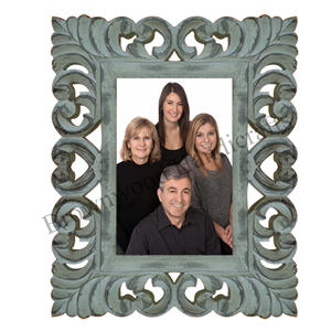 Marco de Fotos Vertical Creativo, Rústico y Vintage, Hecho a Mano con Madera de Mango Premium, para Decoración de Mesa en el Hogar - Product Image 6