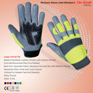 ถุงมือหนัง luvas de trabalho จากปากีสถานถุงมือกลตามสั่ง - Product Image 4