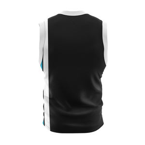 Maillot de basketball graphique hip-hop pour jeunes, respirant, en maille, avec sublimation et coutures, par le fabricant - Product Image 6