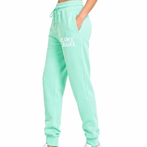 <b>Women</b> Fleece Sweatpants High Waist Drawstring Relaxed Fit Casual <b>Joggers</b> With Pockets Letter Print Right Leg Autumn Wear - Product Image 3