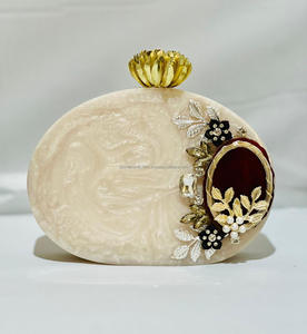 Premium Mosaic Resin <b>Clutch</b> Handbag Pattern MOP Inlay Evening <b>Clutch</b> <b>Bag</b> Trendy Designer - Product Image 4