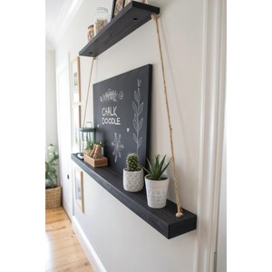 Customizable MDF Wall Shelf with Chalkboard Surface - Wholesale Prices - Product Image 3