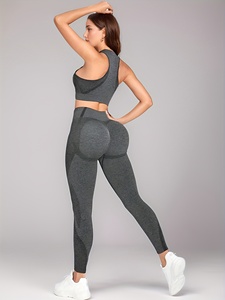 Hot Sale <b>Yoga</b> Wear 5 Piece <b>Yoga</b> <b>Set</b> Gym Fitness Seamless Wear <b>Yoga</b> <b>Set</b> Workout <b>Sets</b> for Womens - Product Image 6
