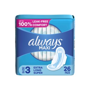 Always Maxi <b>Pads</b> High Performance Period Protection Thick Absorbent Design For Reliable All Day Security - Product Image 5
