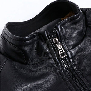 Breathable Winter <b>Warm</b> <b>Men</b> Leather <b>Jacket</b> Casual Wear New Fashion Leather <b>Jacket</b> In Reasonable Price - Product Image 3