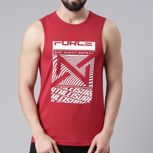 Solid Color Breathable Tank Top Custom Logo Ribbed Vests Knitted Fitness Gym Stringer <b>Singlet</b> <b>for</b> <b>Men</b> training workout session - Product Image 1