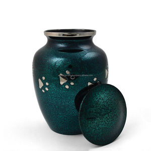 Urna Funeraria de Metal de Alta Calidad, Estilo Americano, Acabado Brillante, Color Azul Cielo, 200 Pulgadas Cúbicas, Venta Caliente - Product Image 6