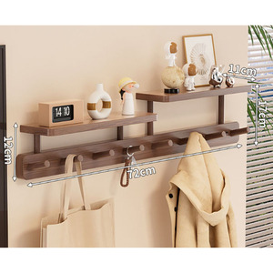 Perchero y Estante de Pared de Madera - Product Image 5