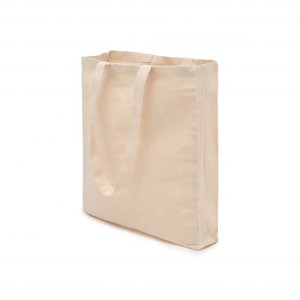 ถุงผ้าคอตตอนทำด้วยมือมีขนาดกว้างขวางแบบเรียบง่ายใช้ในชีวิตประจำวันมีบริการ OEM ODM แบบ100% ทนทานออกแบบปักได้อย่างยั่งยืน - Product Image 1