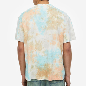 Camiseta Casual de Cuello Redondo para Hombre, 100% Poliéster Transpirable, con Logotipo Impreso Digitalmente en la Parte Delantera, Personalizada OEM, Lavado a la Piedra, de Peso Pesado - Product Image 6