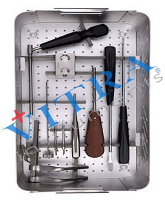 Juego de Instrumentos Manuales de Acero Inoxidable para Caja Cervical Interior - Product Image 3