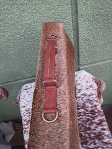 Sacoche pour ordinateur portable en cuir pleine fleur avec poils, style vintage, sac bandoulière messager pour homme avec compartiment rembourré LHLB-0010 - Product Image 3