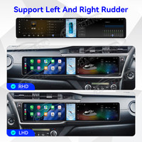 Écran tactile Android 15 Baoshang 12,3+12,3 pouces pour Toyota Auris 2013-2018, lecteur vidéo, radio, navigation GPS, Carplay