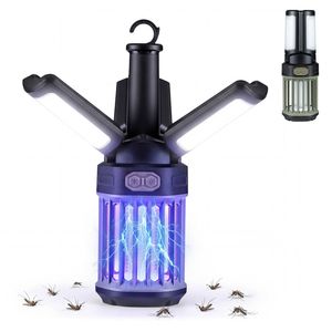 Lanterna da Campeggio Ricaricabile 2 in 1 con Zanzariera Elettrica Impermeabile IPX6 - Product Image 1