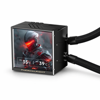 Système de refroidissement liquide pour processeur AIO Thermalright Peerless Vision 360 UB ARGB BLACK avec écran LCD IPS de 3,95 pouces, pompe 3000 RPM, compatible LGA1851 AM5
