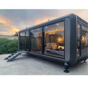 Cápsula de Camping de Lujo Moderna, Remolque Móvil, Cabaña Prefabricada, Casa Modular Pequeña para Viajes, Uso en Resorts y Residencias - Product Image 2