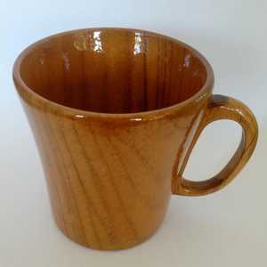 Mug en teck fait main, style rustique balinais, tasse à café écologique, vaisselle artisanale, mug à boire en bois poli fait main, style viking - Product Image 3
