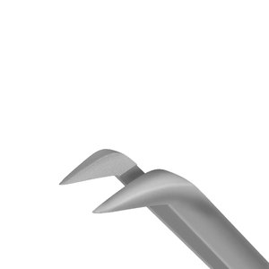 Pinzas de capsulorrexis Utrata, puntas de cistotomo de 11.50 mm, mandíbulas rectas, mango plano largo de 107 mm, acero inoxidable, manual, oftálmico - Product Image 4