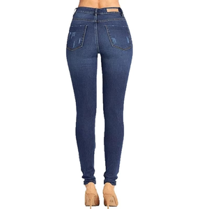 New Men's High Waist Sporty Summer <b>Jeans</b> Casual Breathable Eco-Friendly Solid Pencil Pants Denim Pockets 100% Cotton Washed - Product Image 4