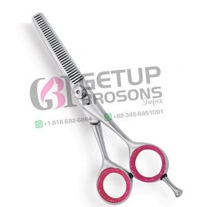 Tijeras de Entresacar Profesionales para Barbería, Acero Inoxidable, Tijeras para Cortar Cabello, Herramienta de Texturizado y Mezcla para Peluquería - Product Image 1