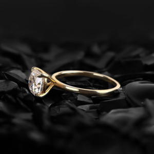 14K Gold <b>Cushion</b> Cut Lab Grown Diamond Engagement <b>Ring</b> Bridal <b>Ring</b> Gift for He Solitaire VVS Clarity Custom Jewelry Manufacturer - Product Image 5
