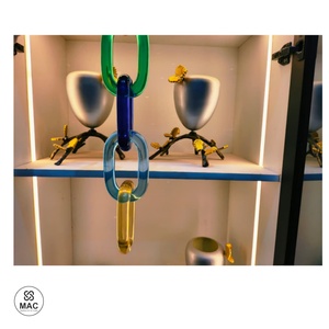 Cadena de Resina Multicolor Premium, Eslabones Acrílicos Hechos a Mano, Decoración de Pared Estilo Ángel, Accesorios de Diseño de Interiores, Venta al Por Mayor - Product Image 2