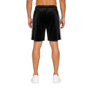 Pantalones Cortos de Terciopelo para Hombre, Color Negro Carbón, Estilo Urbano, Diseño Transpirable y Cómodo, Ropa Casual - Product Image 2