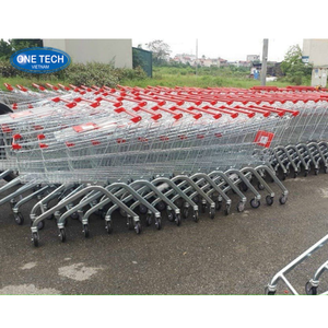 รถเข็นช็อปปิ้ง 180 ลิตร สีน้ำเงิน, สีแดง 180 ลิตร เป็นมิตรกับสิ่งแวดล้อม, ป้องกันสนิม สีน้ำเงิน, สีแดง สแตนเลส ด้ามจับพลาสติก - Product Image 6