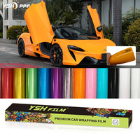 Film de protection de peinture auto-cicatrisant en TPU couleur métallique, film de protection de peinture PPF, film de protection de peinture changeant de couleur, film de protection de carrosserie automobile anti-rayures, vinyle automobile 1,52x15m