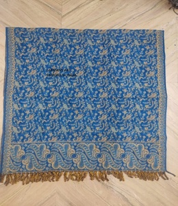 ใหม่อินเทรนด์แฟชั่นฤดูหนาวอะคริลิคทําด้วยผ้าขนสัตว์ Paisley พิมพ์หลายสีผ้าคลุมไหล่/สโตลขายส่งจากอินเดีย - Product Image 1