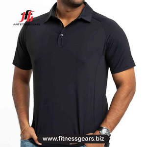 <b>Men's</b> Solid Color Short Sleeve <b>Polo</b> <b>Shirt</b> Cotton Pique Knitted Casual Fit <b>Green</b> - Product Image 5