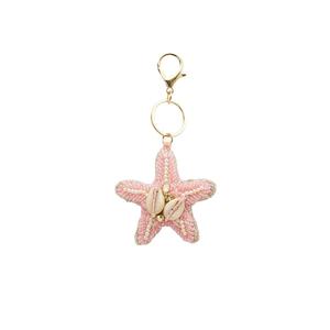 Llavero personalizado con bordado de cuentas florales y etiqueta de nombre, técnica tejida, llavero Kiss para bolso de Glowin Fashion - Product Image 2