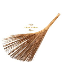 Balai en fibre de coco Vietchoice classique, durable, 50 cm, pour nettoyage de jardin et sols extérieurs, portable et écologique, fabriqué au Vietnam - Product Image 1