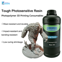 Resin KEJIA 3D Printer 405nm, 1KG, Tahan Benturan Tinggi, Ketangguhan Tinggi untuk Printer 3D DLP LCD