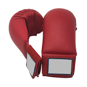 Gants de boxe en cuir pour arts martiaux, taekwondo, boxe, MMA, entraînement personnalisé, unisexe - Product Image 1