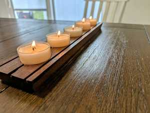 Premium Wooden Candle Holder for <b>Tea</b> <b>Light</b> Candles - Product Image 1