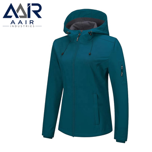 Black <b>Hooded</b> Softshell Jacket Men Waterproof Windproof Breathable Zip Up Outdoor <b>Winter</b> <b>Coat</b> - Product Image 3
