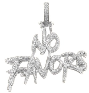 Colgante de diamante de moissanita de Plata de Ley 925, joyería de hip hop, colgante de diamante personalizado, joyería de moissanita - Product Image 1