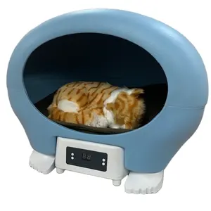 Verwarmde Indoor Draagbare Fancy Plastic Elektrische Warme En Koele Huisdier Huis Voor Kat Of Hond