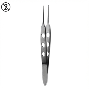 Pinzas para Tejidos Bishop-Harmon de 0.8 mm, Instrumento Desechable de un Solo Uso, Pinzas Quirúrgicas Oftálmicas de Acero Inoxidable, Pinzas de Precisión para Tejidos - Product Image 6