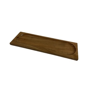 New Arrival Wood Serving Tray Simple Wood Serving Tray Rectangular Tray with Natural Wood Dishes and Plates Homeware Dinnerware - Product Image 1
