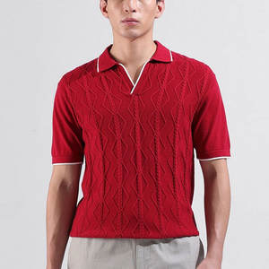 Chemises polo pour hommes, couleur unie, col rabattu personnalisé, entièrement respirantes et à séchage rapide - Product Image 6