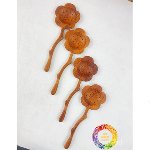 ช้อนไม้รูปเห็ด ช้อนไม้สำหรับชา ช้อนไม้รักษ์โลก ชุดช้อนไม้ - Caryln - Product Image 2