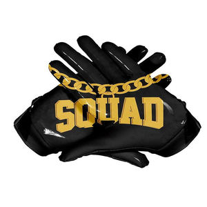 Gants de football américain personnalisés avec logo d'équipe, extensibles, adhérents, avec une meilleure prise en main, vêtements de sport, gants de football - Product Image 1