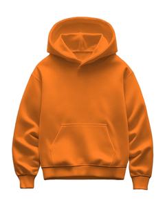 Oversized Basics Cotton Blended 450-500 Gsm Plain Fleece Hoodie para hombres Winter Streetwear Pullover Hoodies Fabricantes - Product Image 6