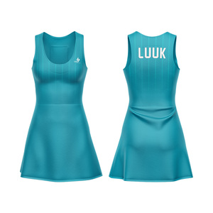 Conjunto de Tenis Personalizado con Nombre de Equipo para Mujer, Ropa Deportiva sin Mangas, Secado Rápido, Absorbe la Humedad, Transpirable, 100% Poliéster - Product Image 4