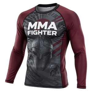 Camiseta de Compresión Transpirable de Manga Larga de Alta Calidad en Spandex/Poliéster, Sublimada, con Logotipo Personalizado y Color Personalizado - Product Image 1